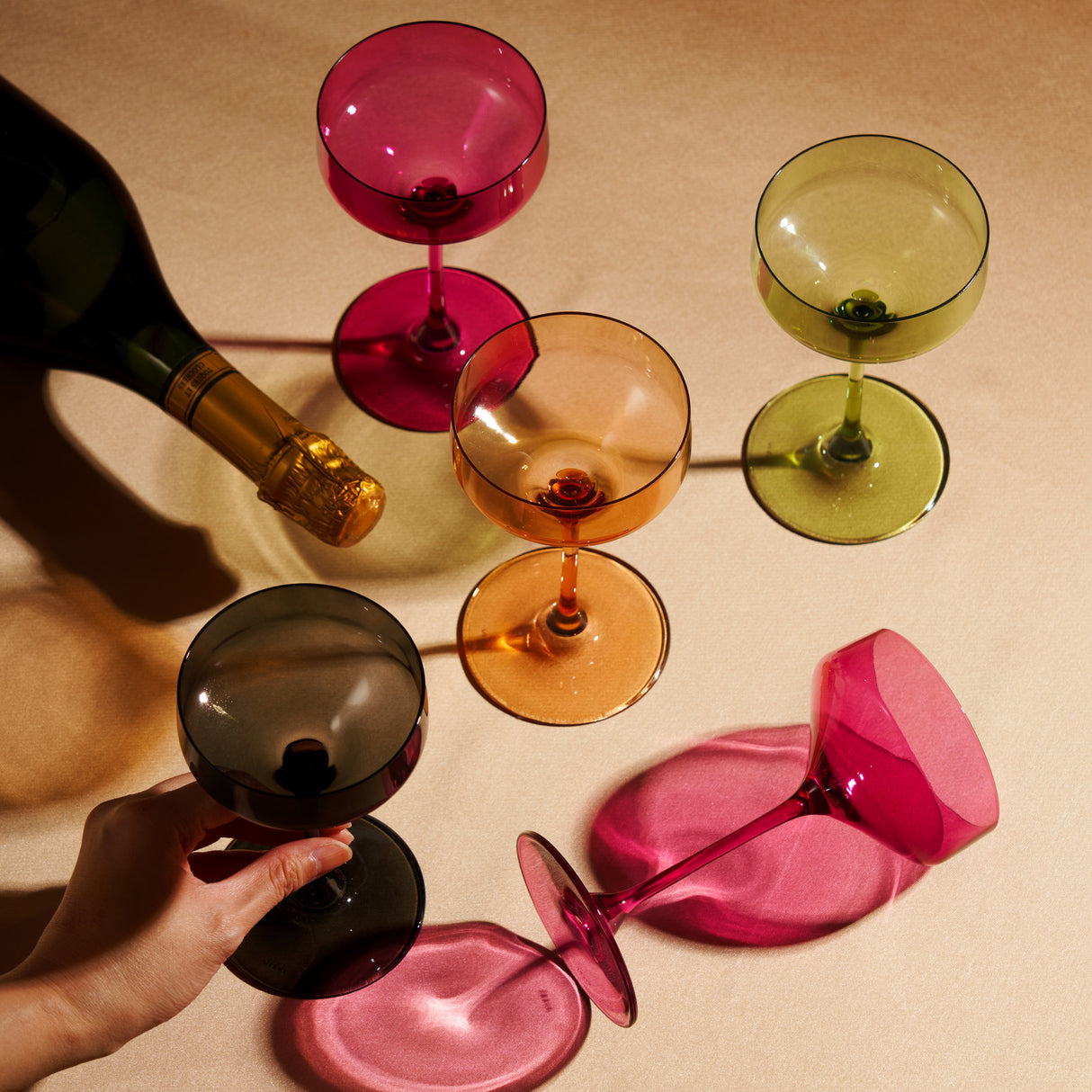 Reserve nouveau crystal coupes in sage viski®