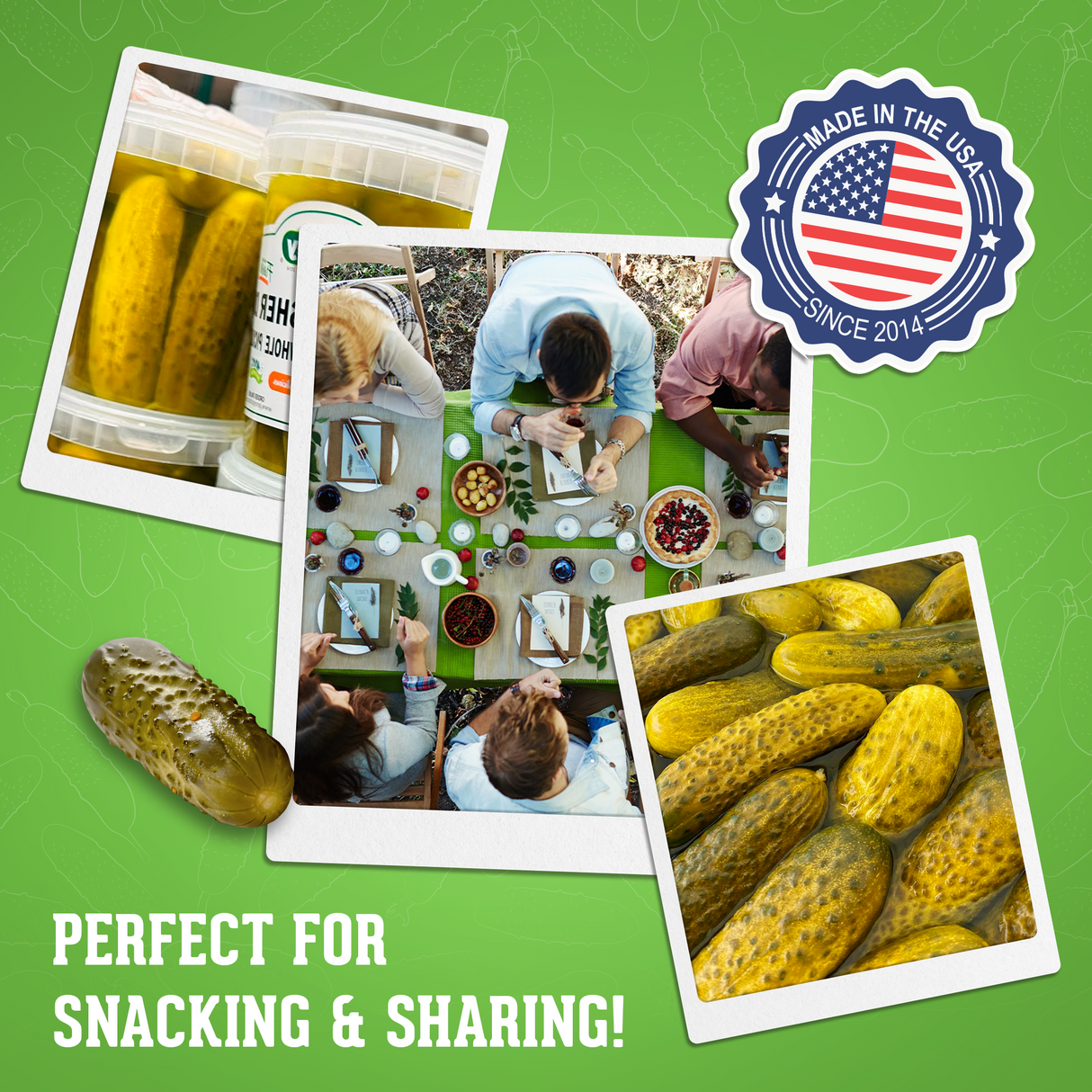 Whole Kosher Dill Pickles