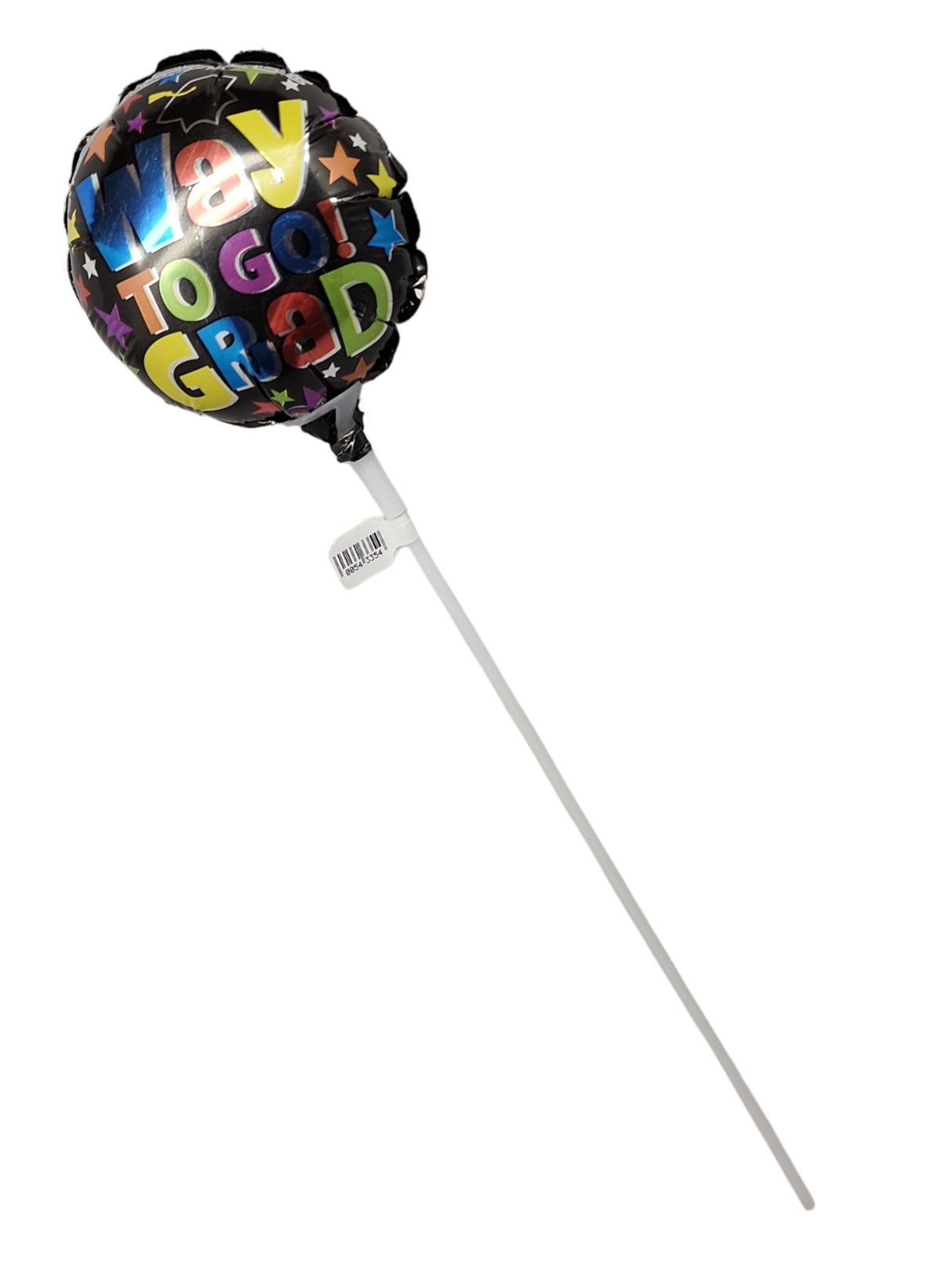 Way To Go Black Stick Balloon