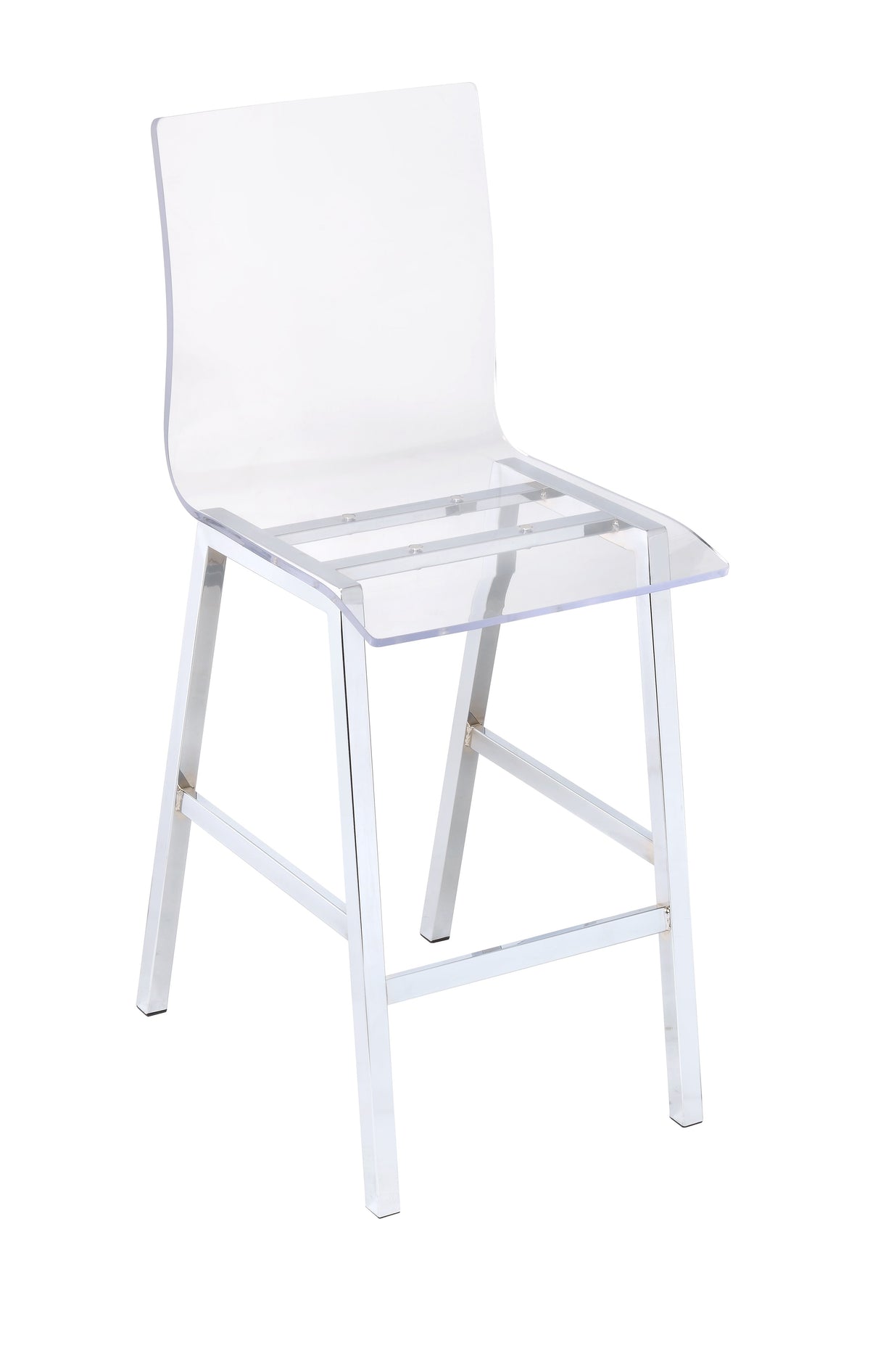 Nadie Clear Acrylic Armless Dining Chair