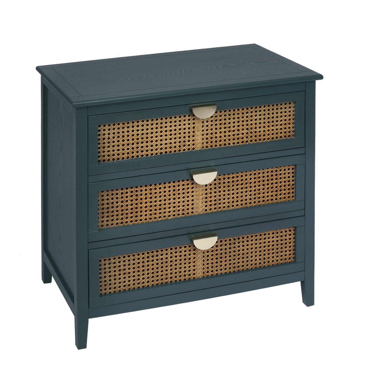 3 Drawer Cabinet Natural Rattan