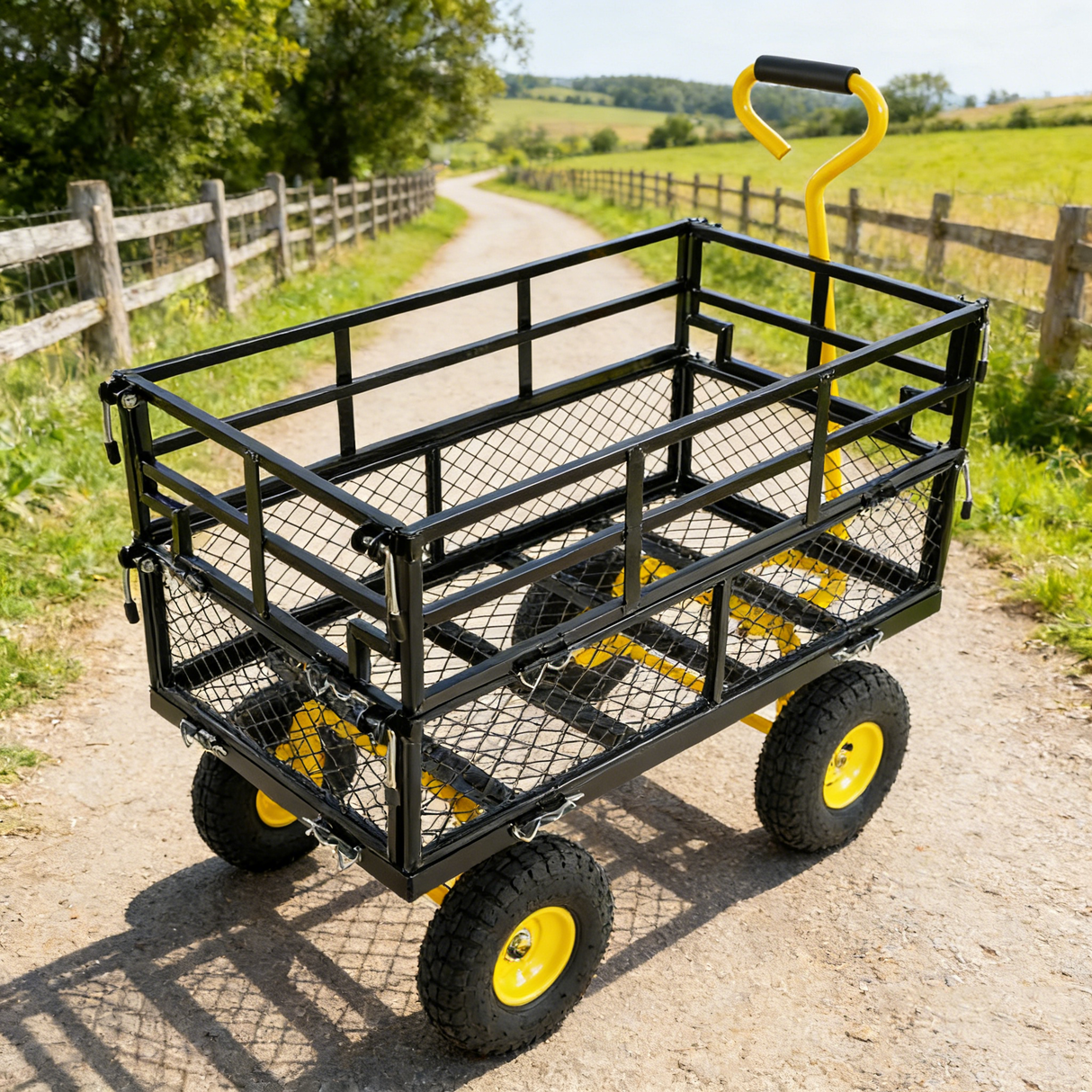 Wagon Cart Garden Cart Trucks Make Transporting Firewood Easier