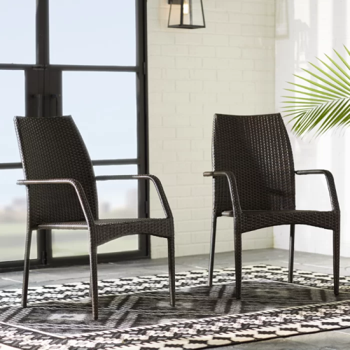 Outdoor Wicker Chairs, 54020 KD MP2, 2 Chairs/Set