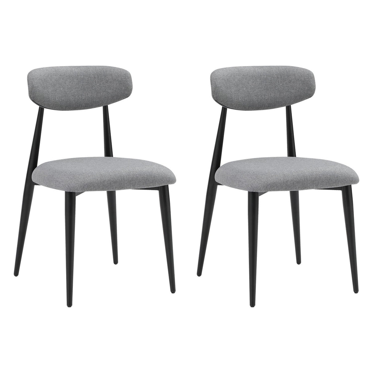 Modern Dining Chairs Set of 2 Grey