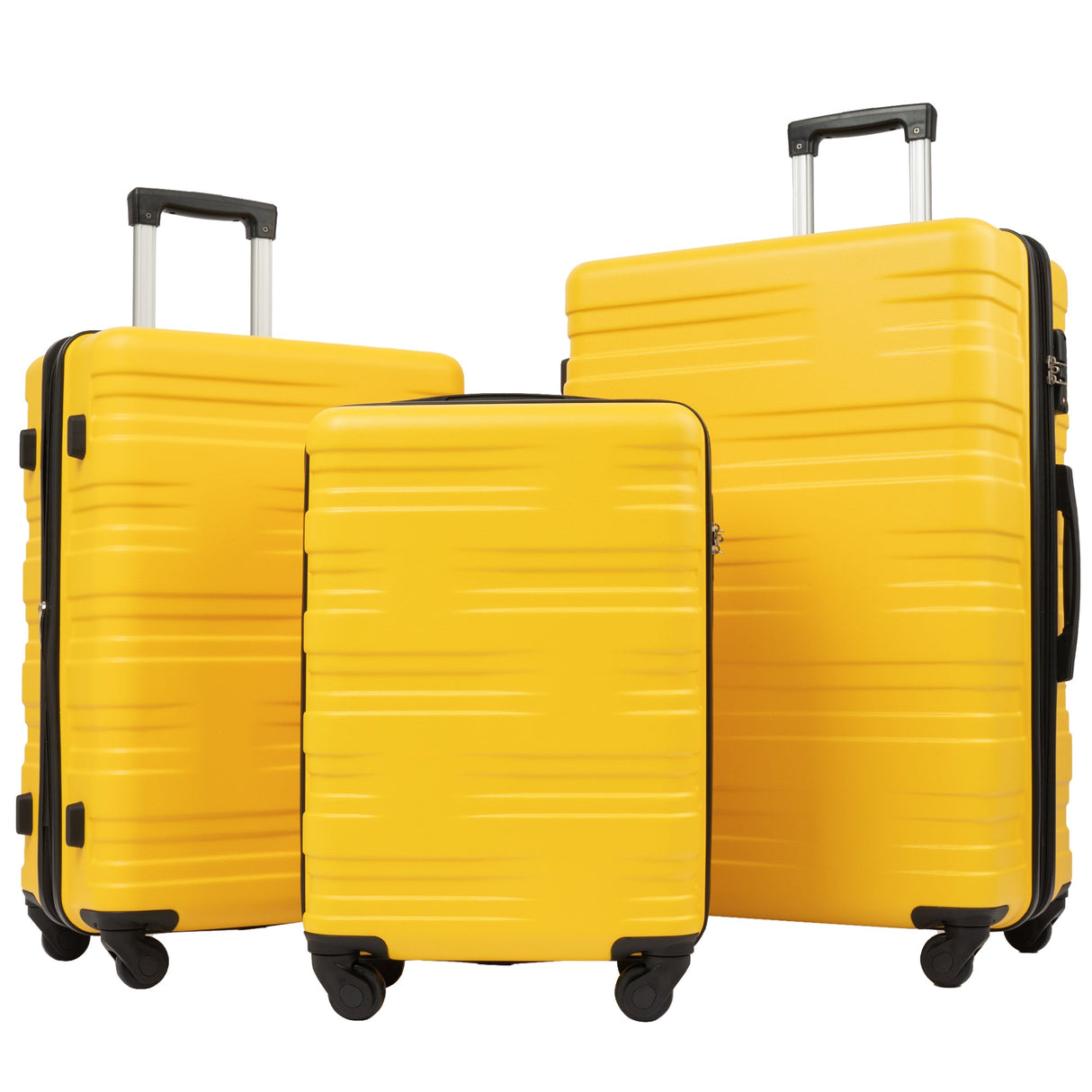 Hardshell Luggage Sets 3 Pcs Spinner Suitcase with TSA Lock