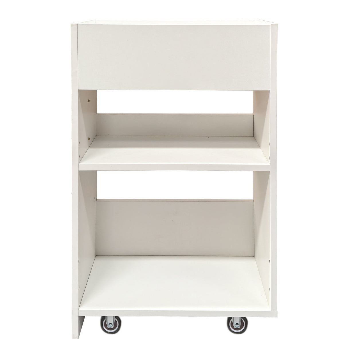 3 Tier Wooden Floor Standing Bookcase with Slide Out Drawer Storage