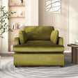 Mirod-Oversized-Accent-Chair-Comfortable-Armrest-Cushions,-Versatile-Neutral-Style,-Elegant-Design,-Durable-Frame-