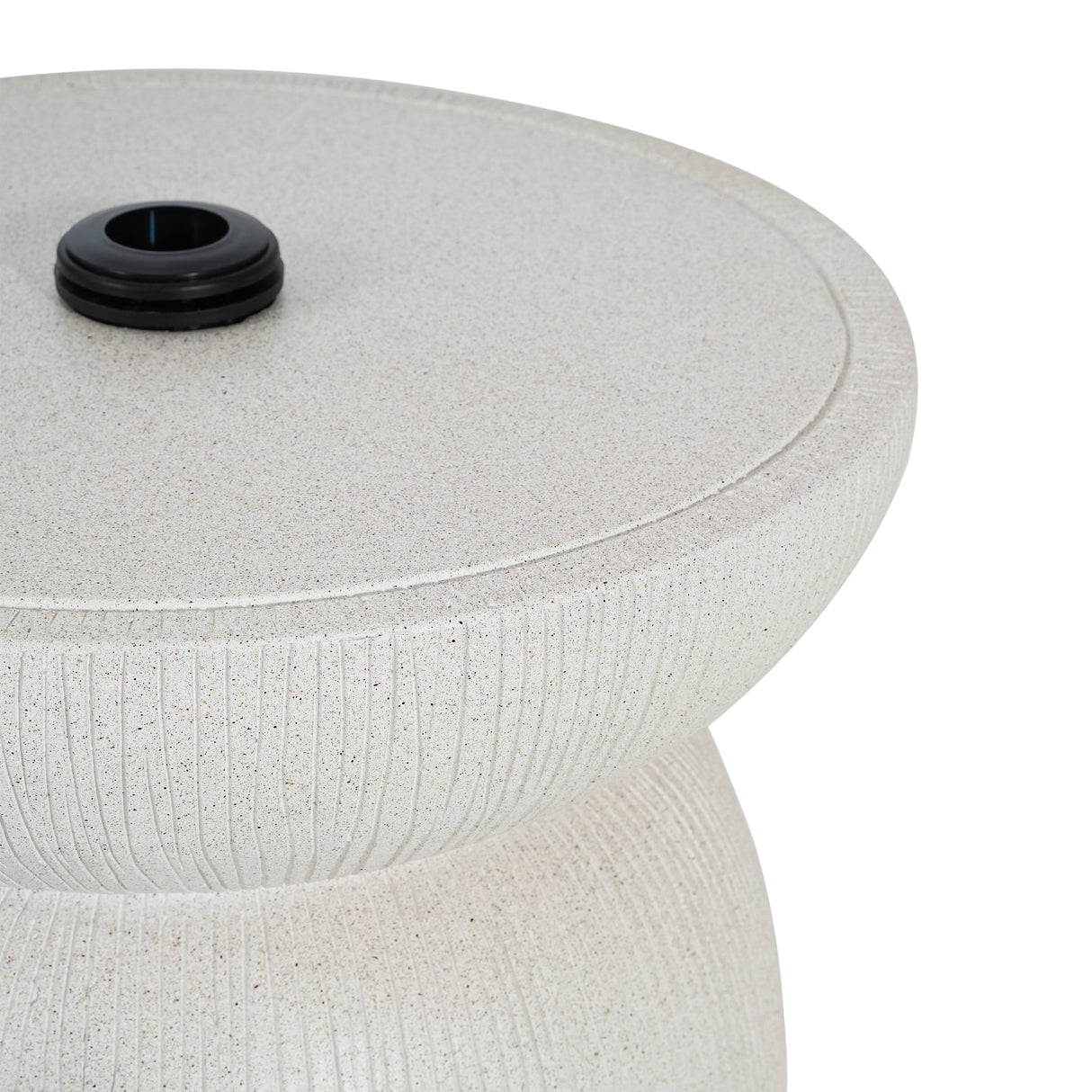 Odelia MGO Outdoor Patio Side Table Umbrella Base