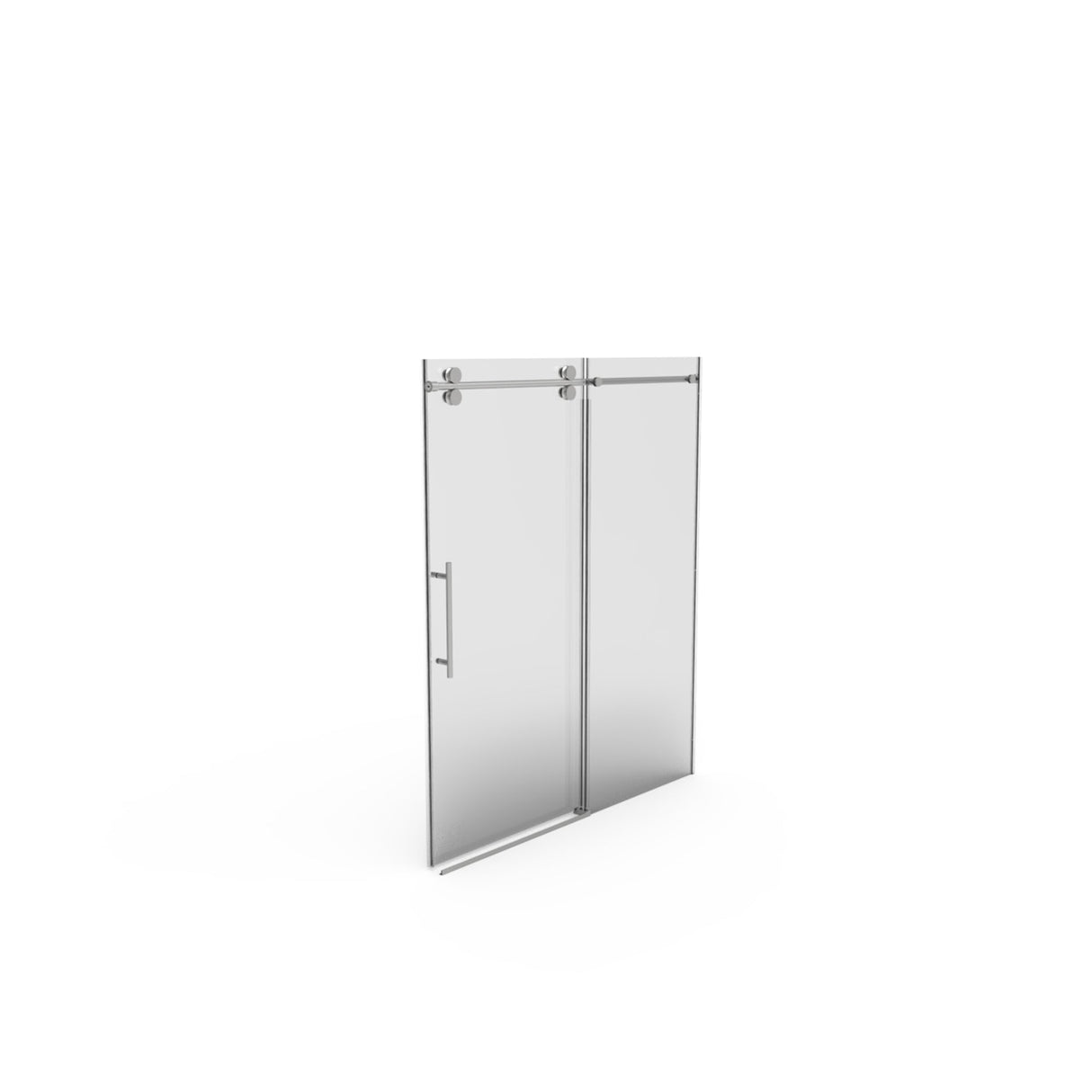 56"-60"W x 76"H Frameless Shower Door