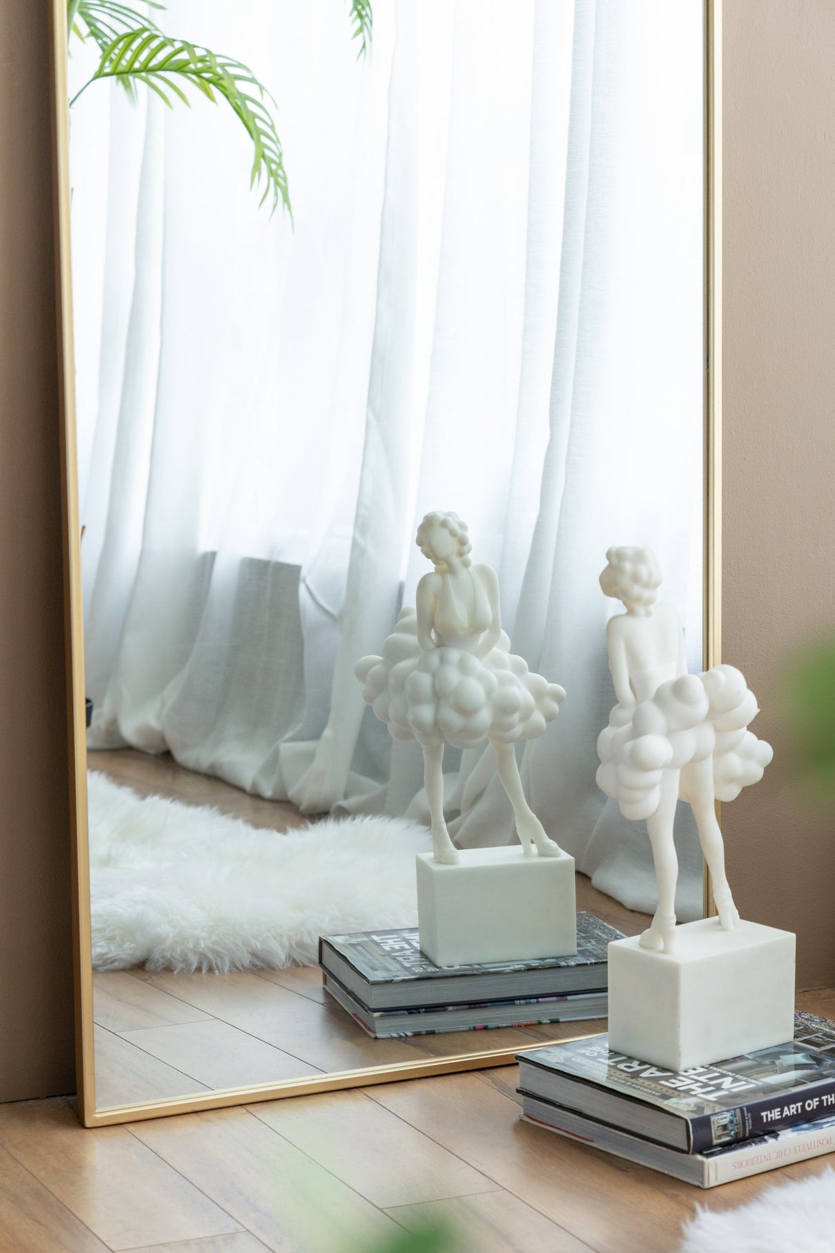 28x1x74' Celine Gold Arch Body Mirror