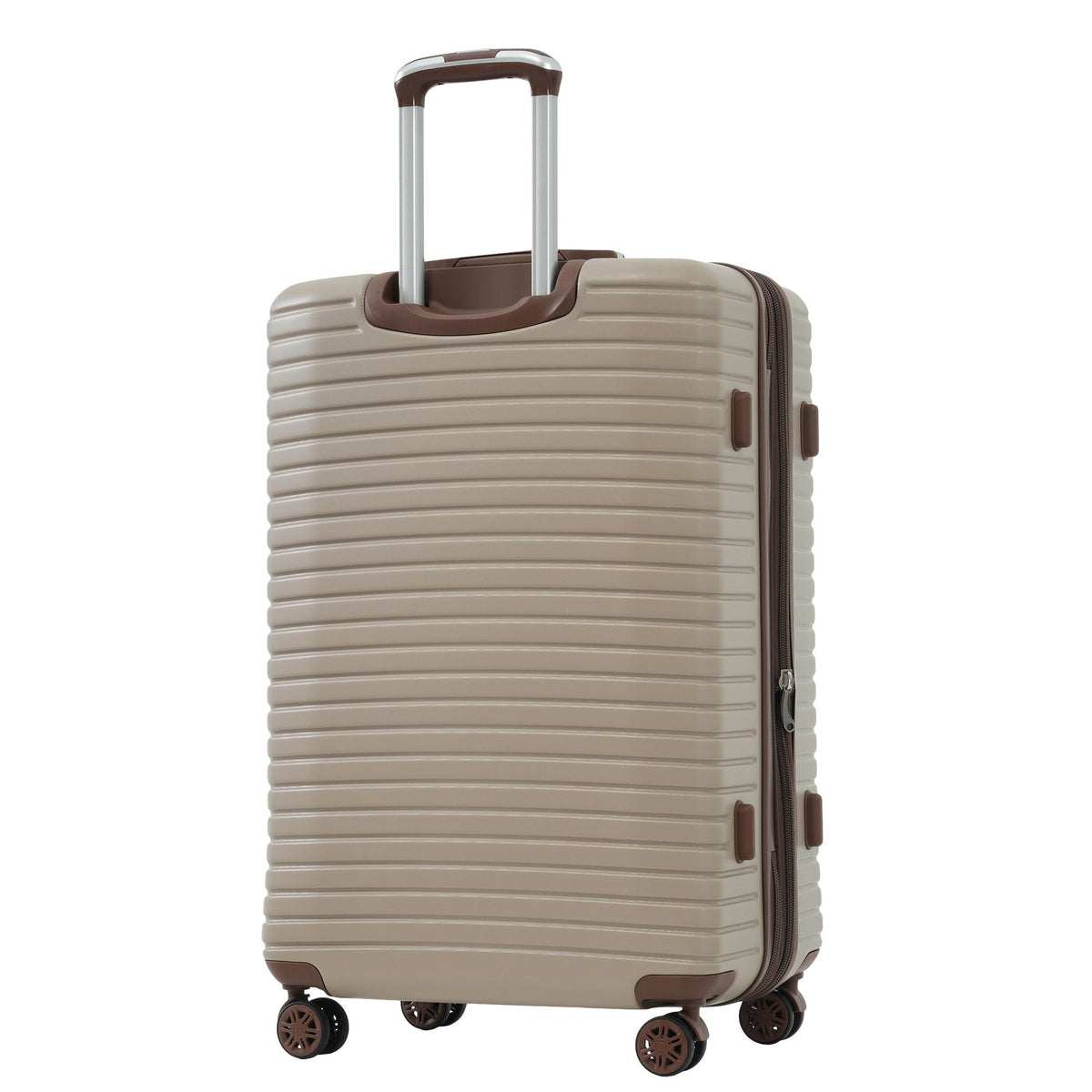 4 Piece Luggage Suitcase Set, Hard Shell Lightweight Expandable Travel Luggage With 4 Packing Cubes