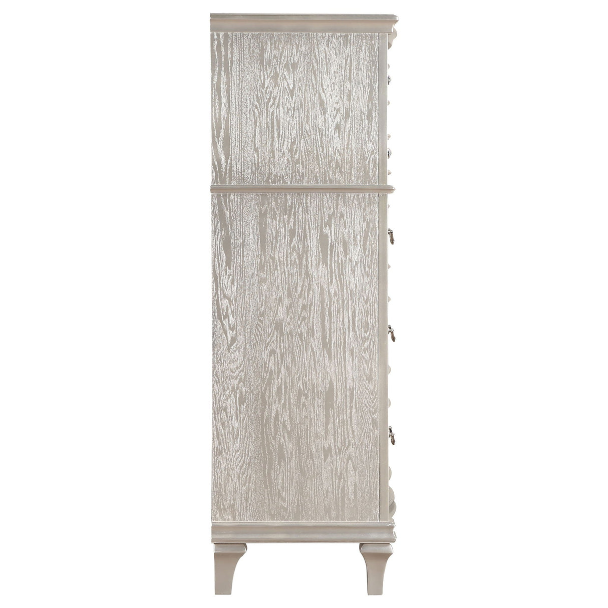Katerina - 5 Drawer Chest With Hidden Drawer - Oak