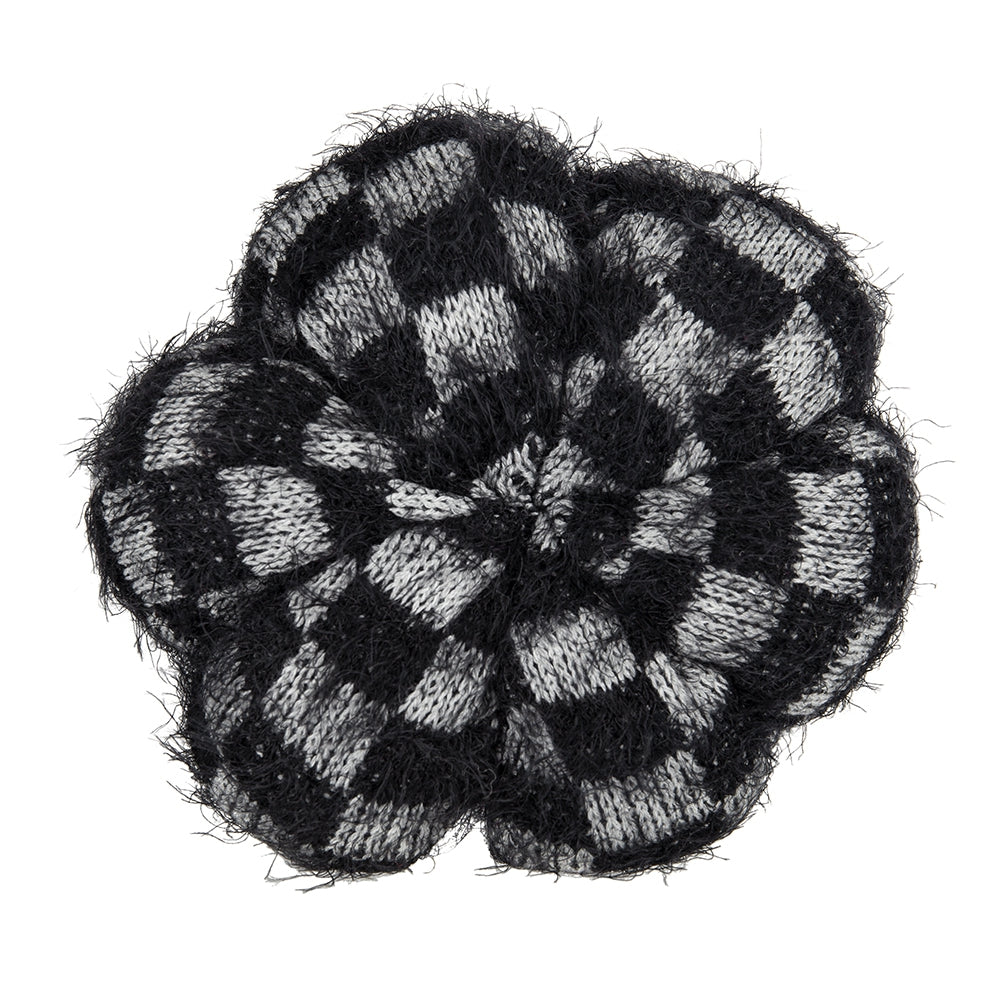 Set of 2 Fabric Black Pumpkins