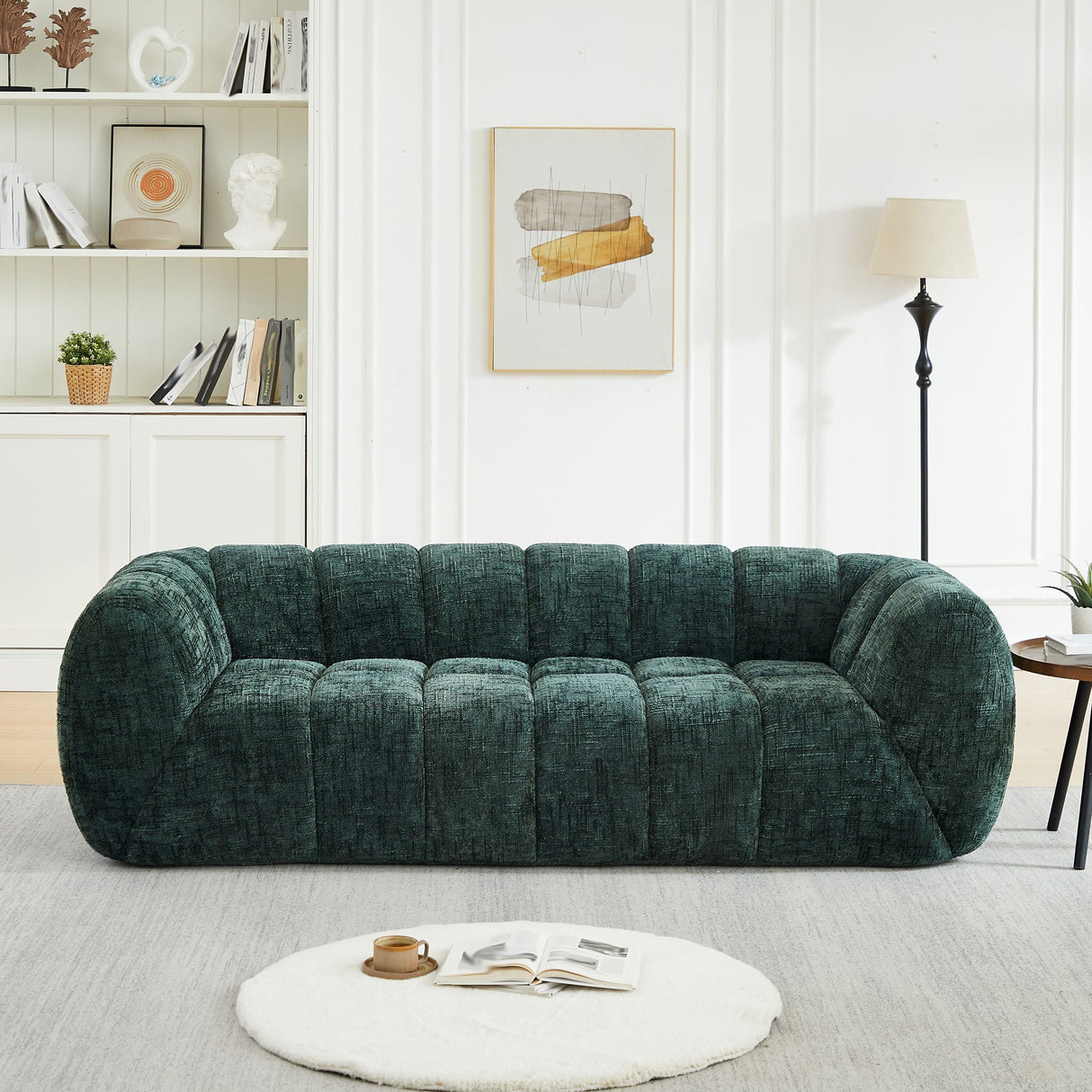 Modern Sofa With Piano Key Backrest