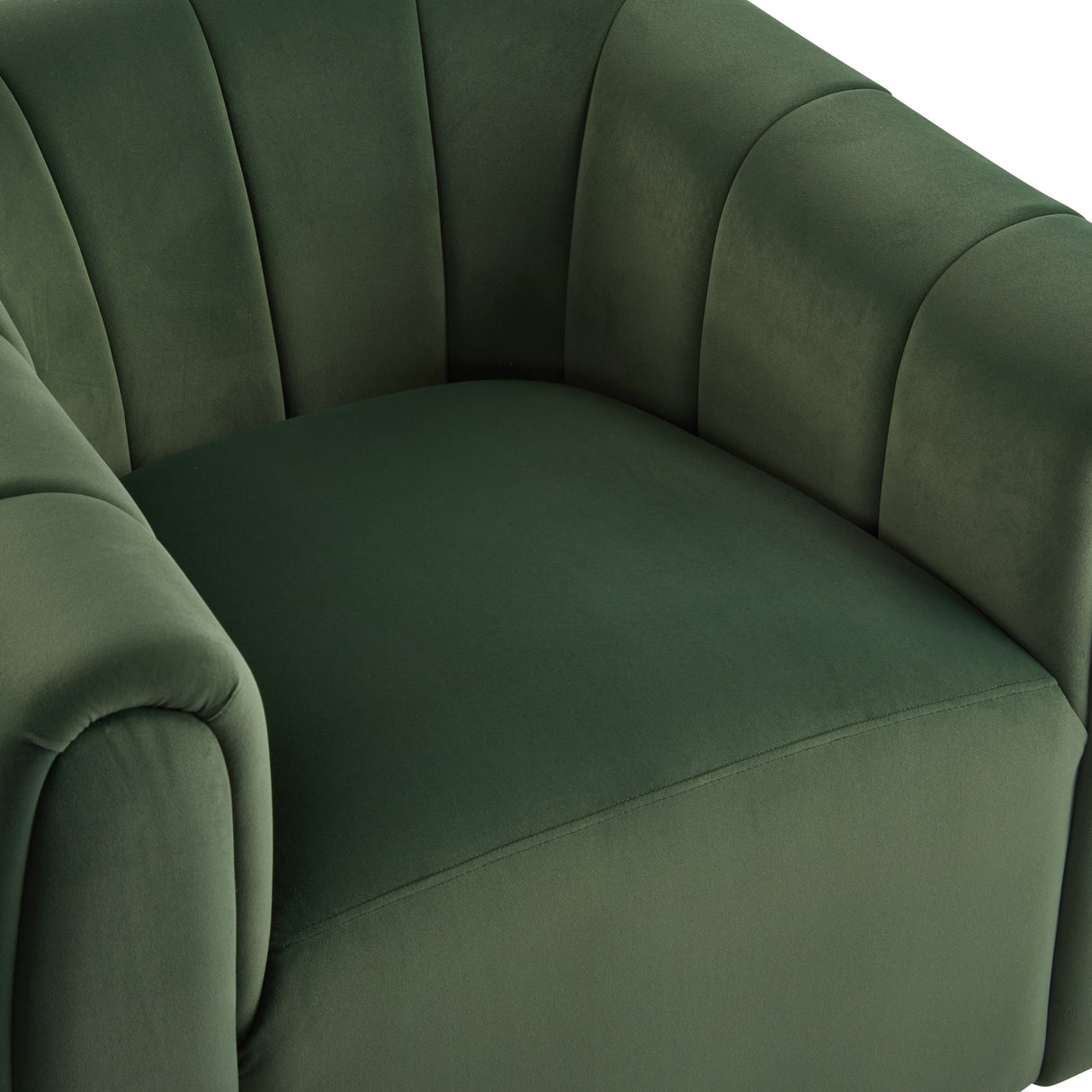 Modern Swivel Club Chair with Premium Velvet