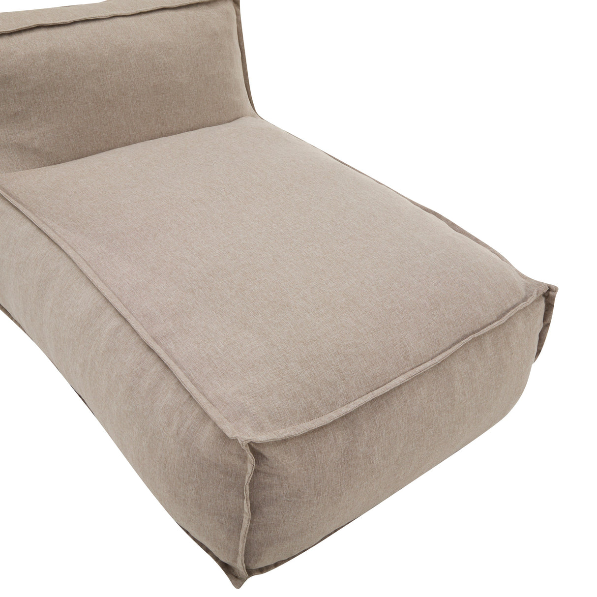 Ramona Outdoor Bean Bag Lounge Chair in Beige
