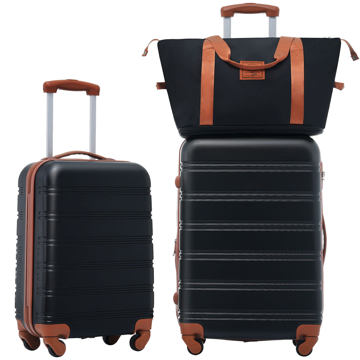 Hardshell Luggage Sets 2 Pieces with Spinner Suitcase and TSA Lock