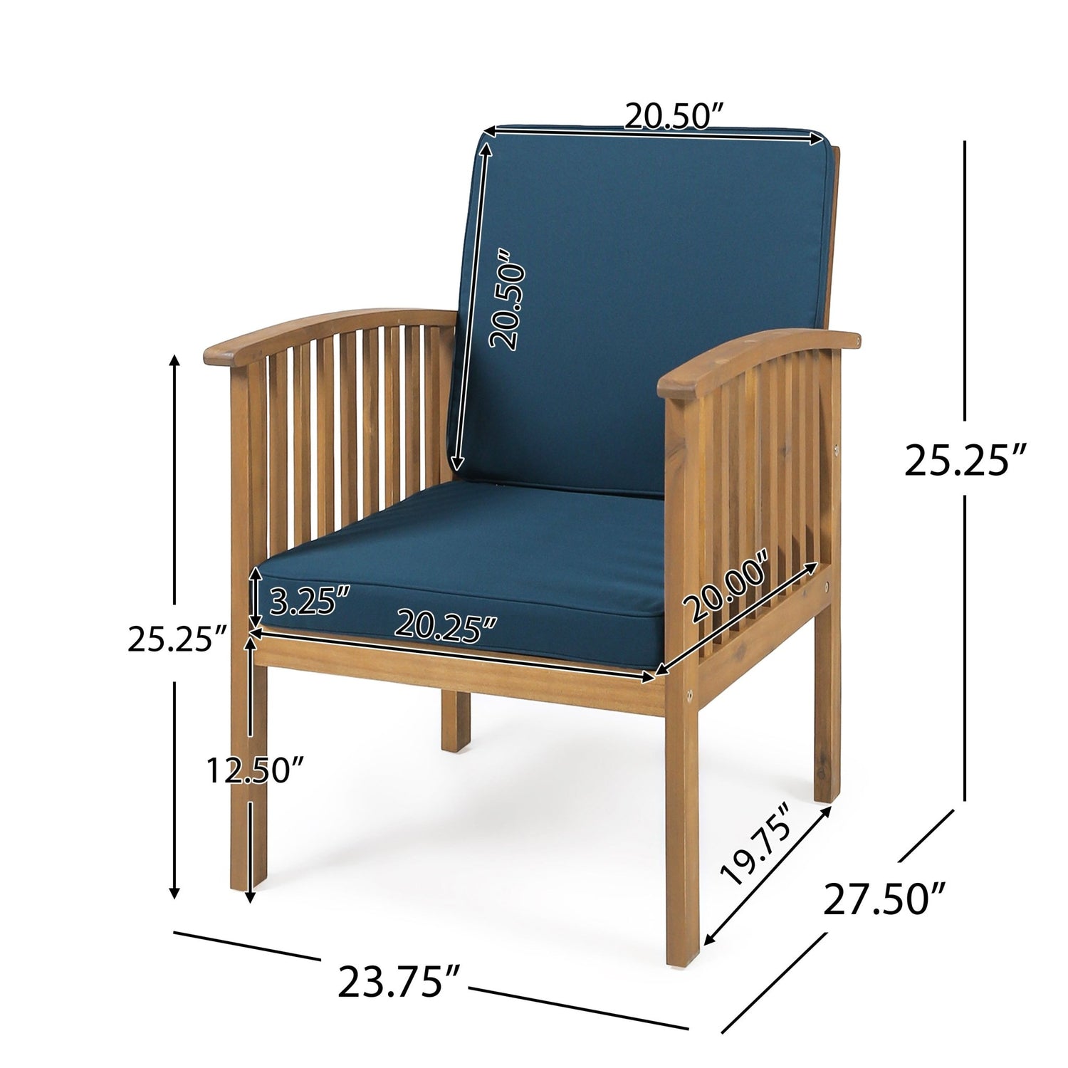 CASA ACACIA CLUB CHAIR MP2(set of 2) - Tuesday Morning - Chairs