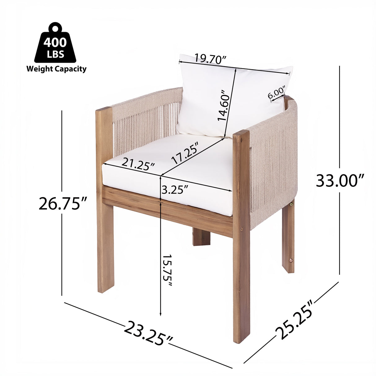 Matera Outdoor Patio 7PCS Dining Set