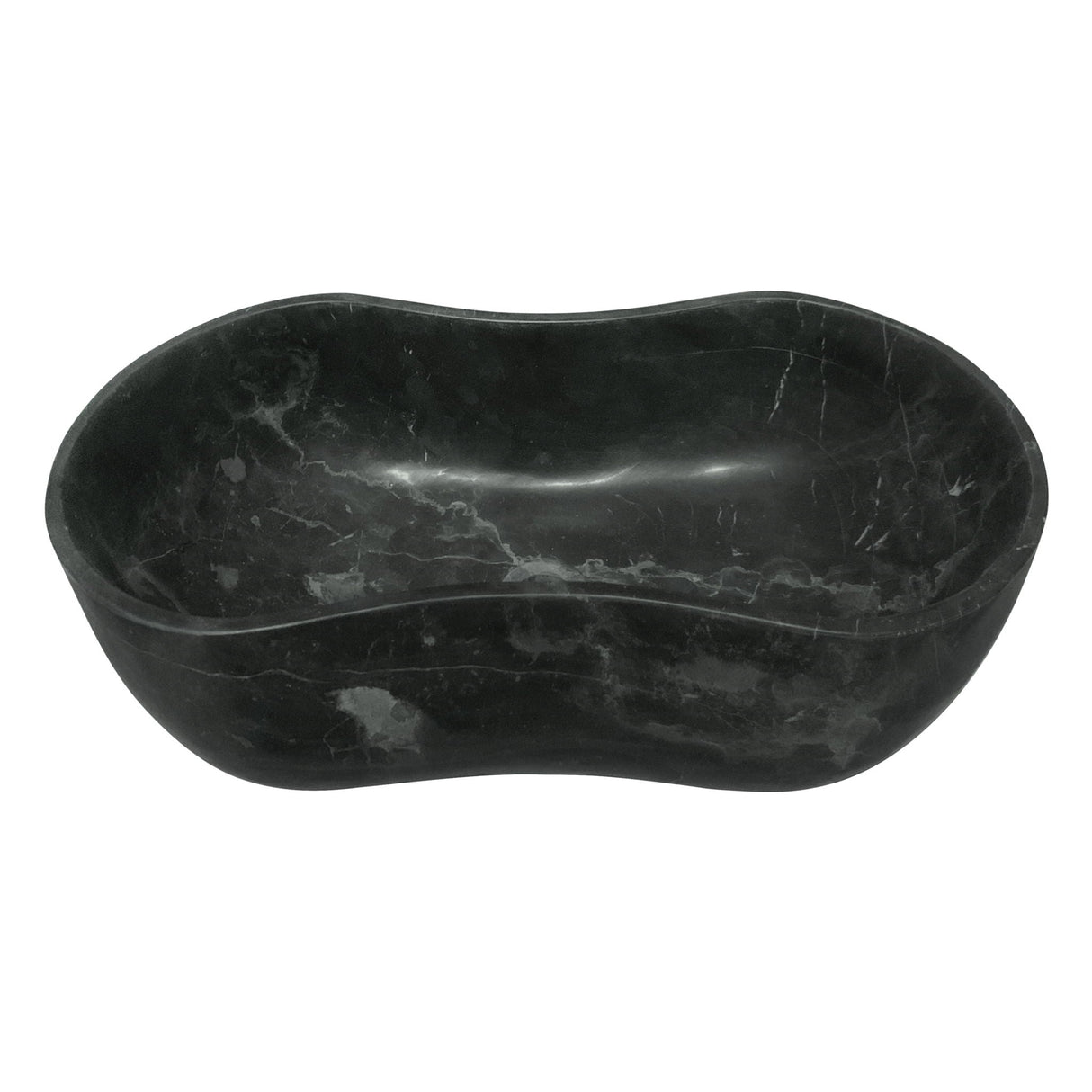 Bathroom Vessel Sink With Wavy Design