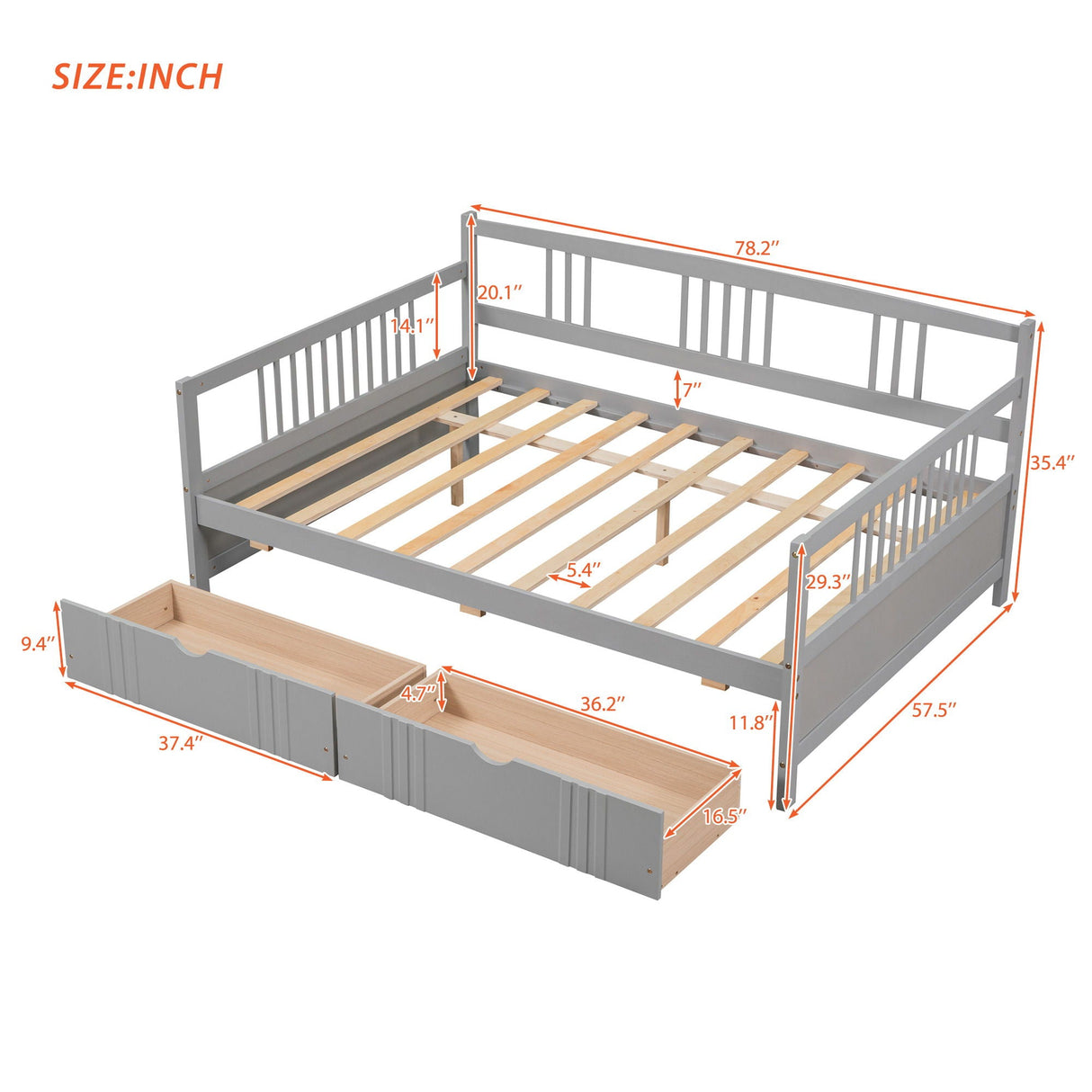 Multifunctional Modern Daybed
