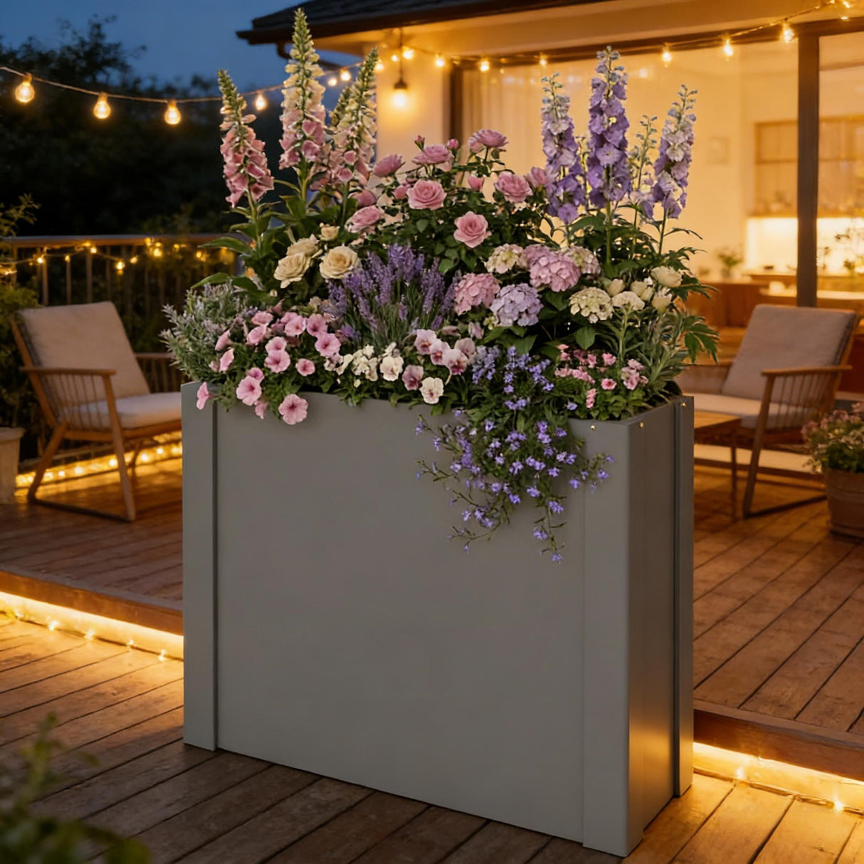 Balcony Herb Box - Elevated Outdoor Planter Box