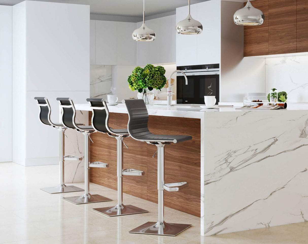 Masters - Contemporary Adjustable Barstool With Swivel