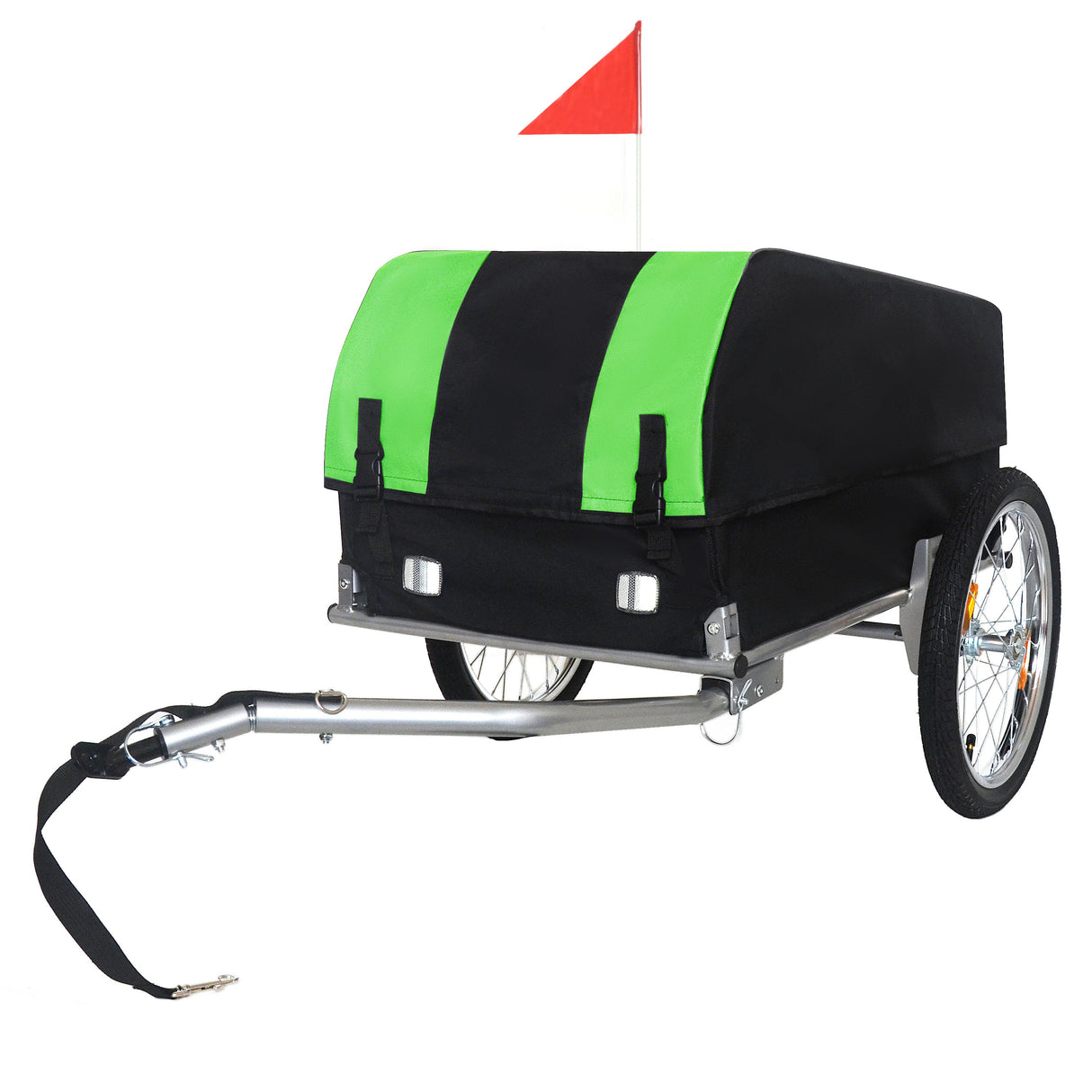 Heavy-Duty Bike Cargo Trailer with Removable Waterproof Cover