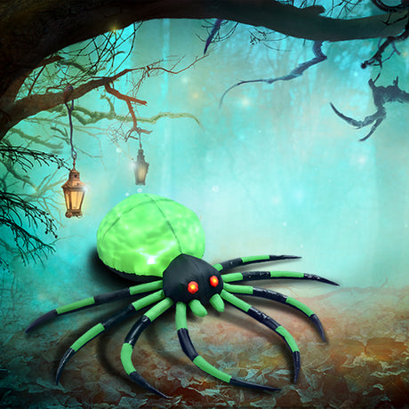 6'-Illuminated-Crawling-Spider-of-Haunted-Garden-Lore-Halloween-Decor