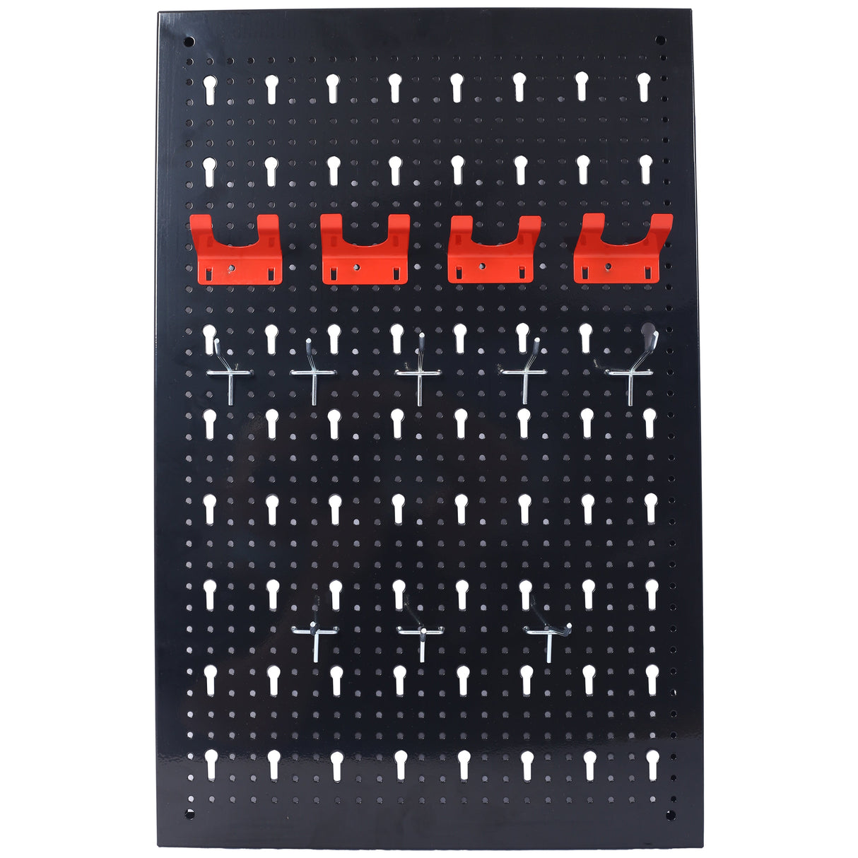 4ft Metal Garage Pegboard Tool Organizer