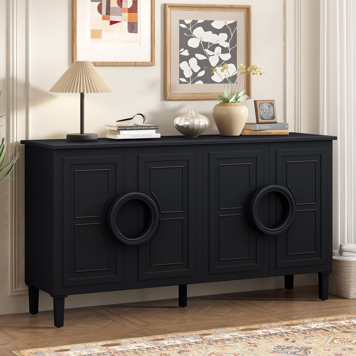 Modern 4-Door Sideboard