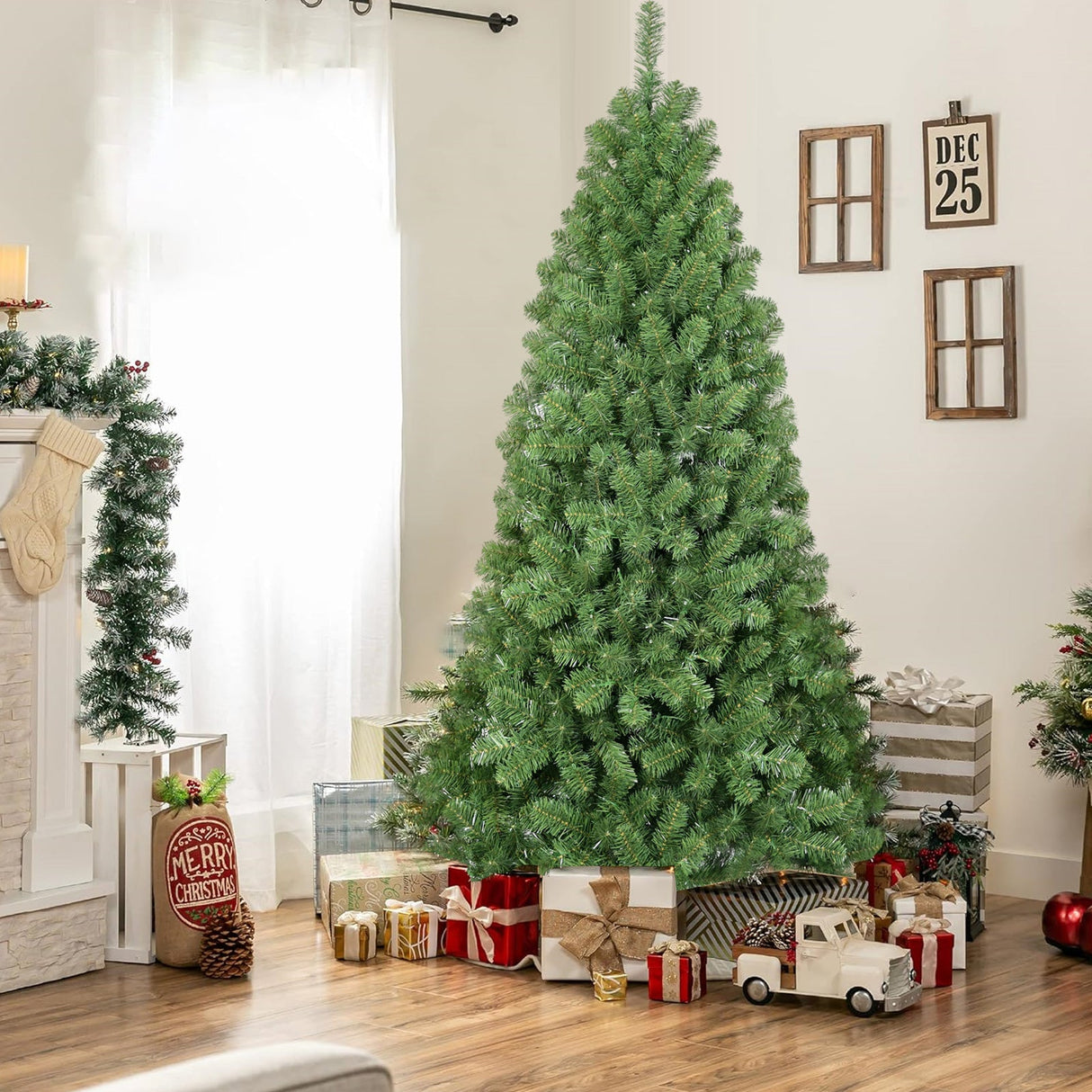8ft Christmas Tree with Memory Wire