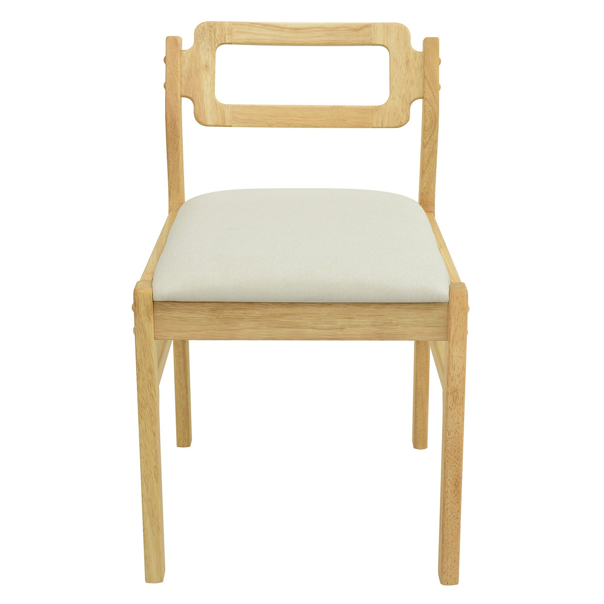 TOPMAX Modern 5-Piece Extendable Wood Dining Table Set