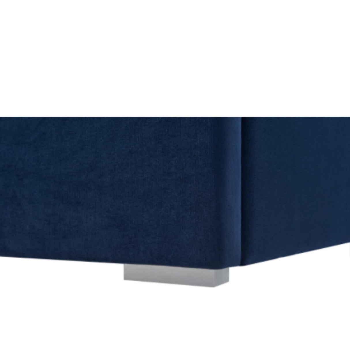Upholstered Bed Frame With Vertical Channel Tufted Wingback Headboard