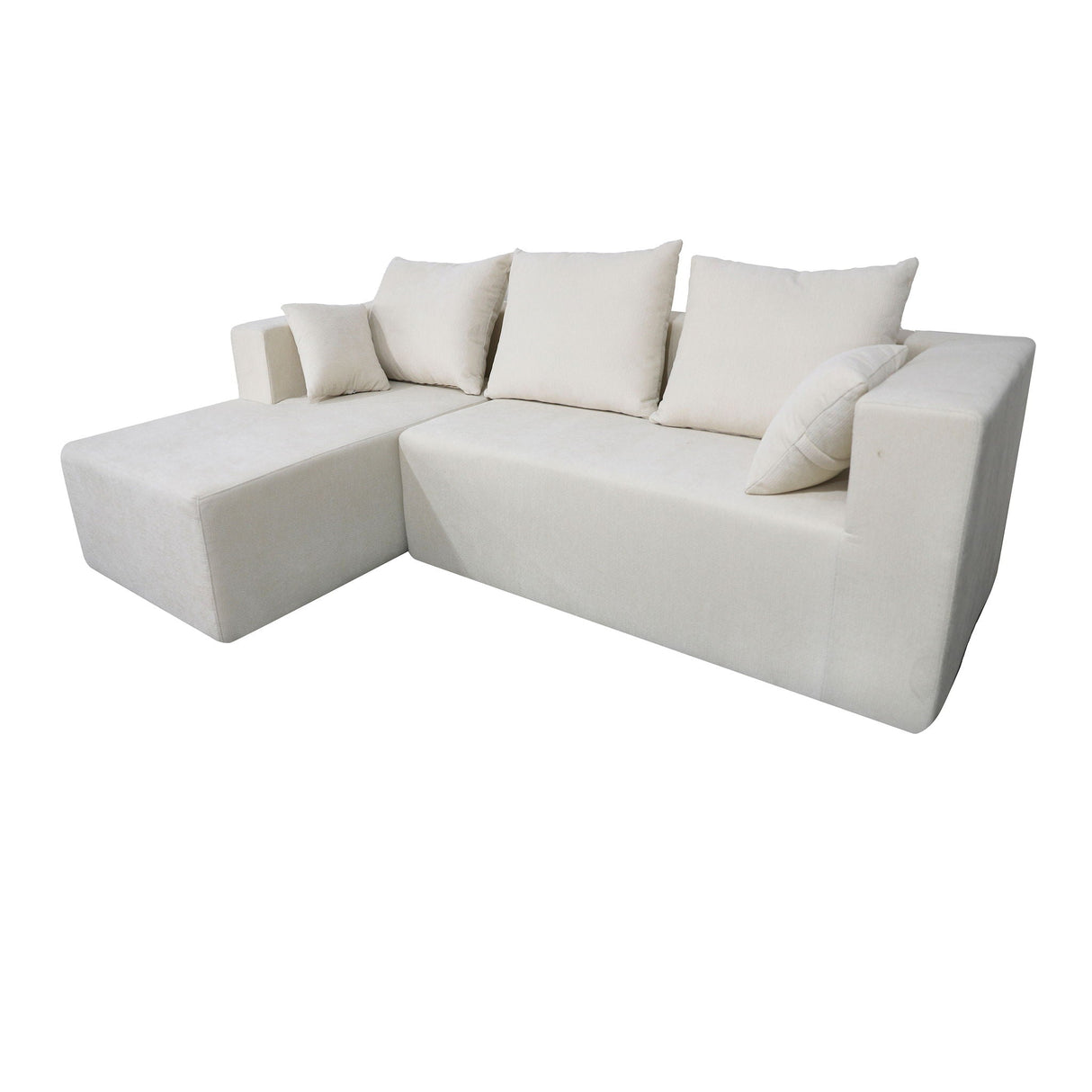 Modular Corner Sofa With Soft Fabric