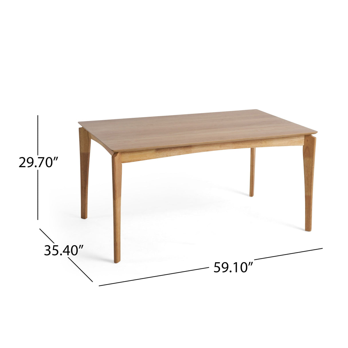 7 Piece Dining Set With Upholstered Armless Chairs and Table