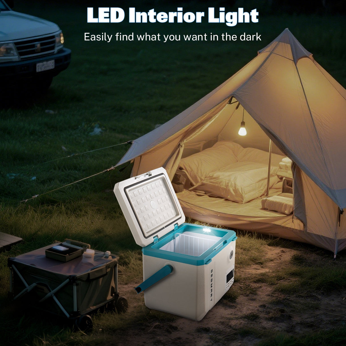 MC20 Portable Car Fridge (45W 19L) for Camping