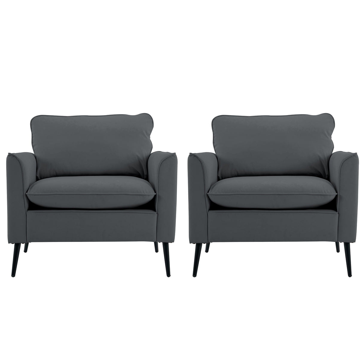 Nordic Retro Light Luxury Upholstered Sofa Chair
