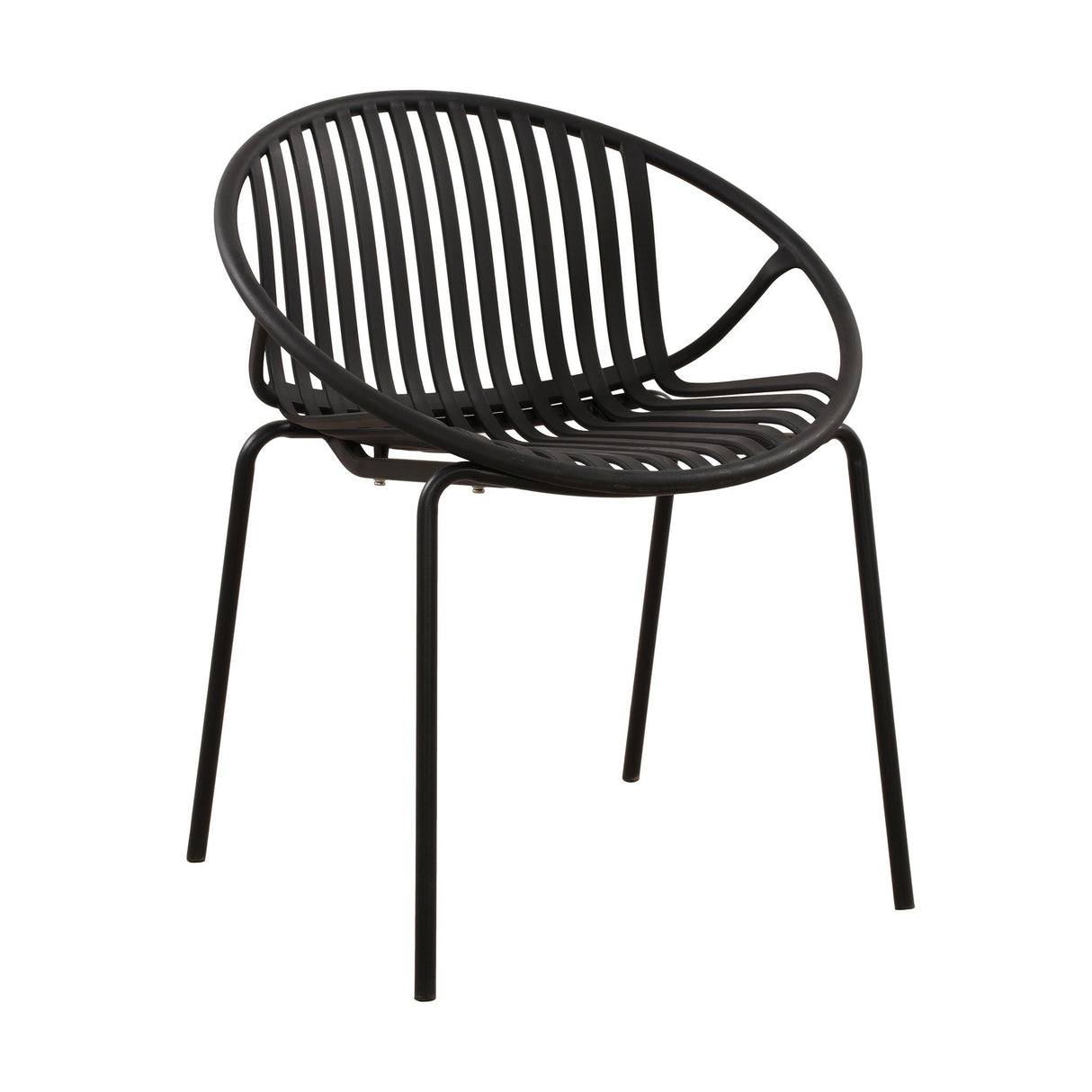 7 Piece Dining Set With Stackable Chairs
