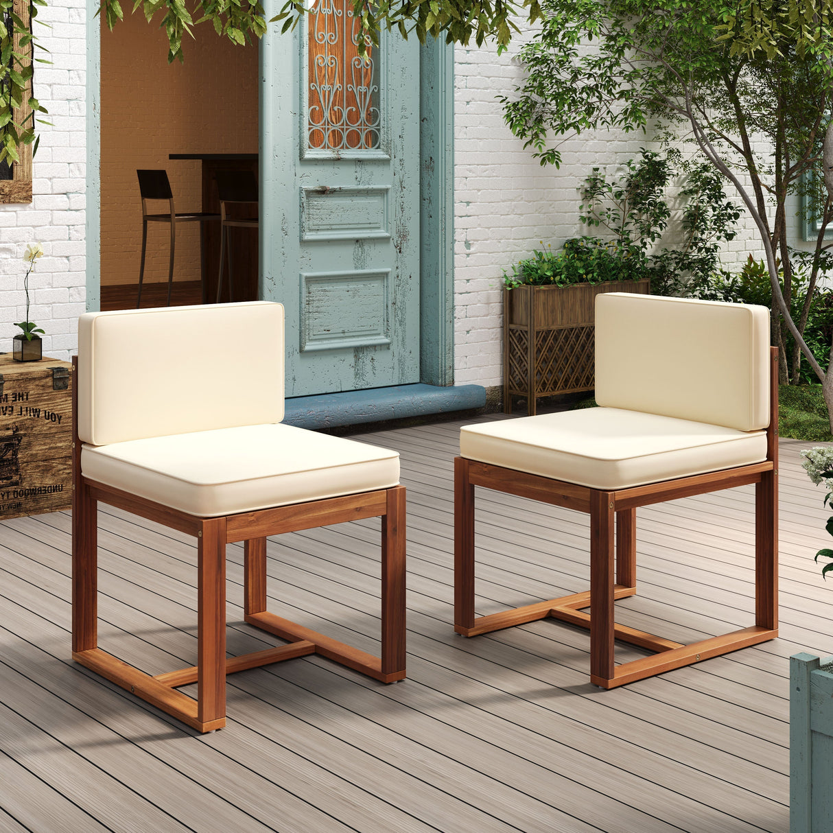 Patio Dining Chairs (Set of 2)