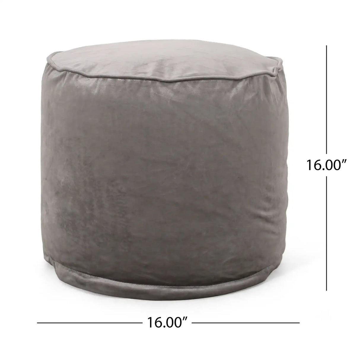 Shimon Cylinder Pouf Ottoman and Floor Cushion