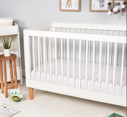 BedGear Hyper-Linen Crib Sheet, Bright White