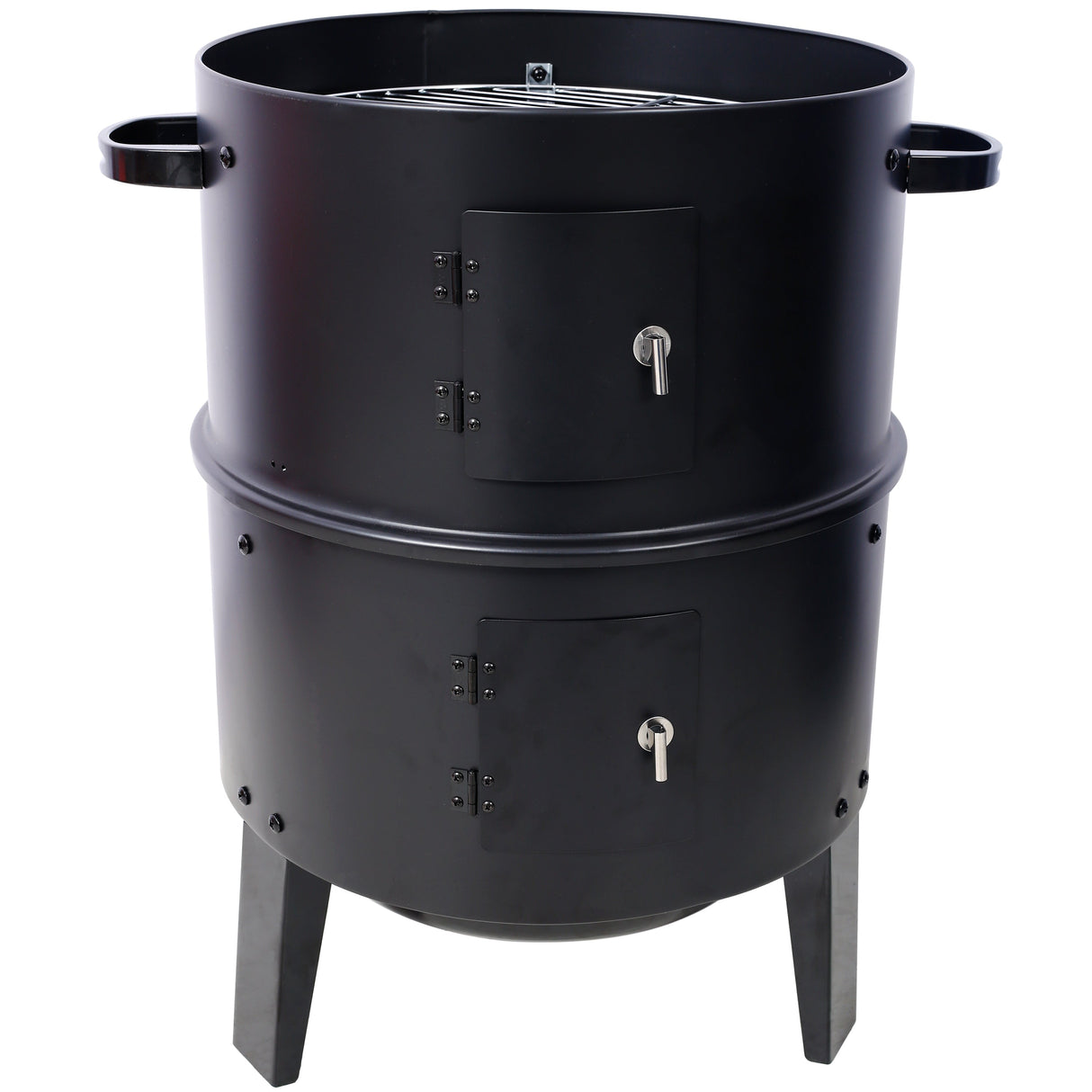 Charcoal Smoker Grill Wood Smoker Grills Outdoor Cooking 16 Inch Portable BBQ