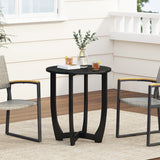 Tm Home Round Solid Wood Table