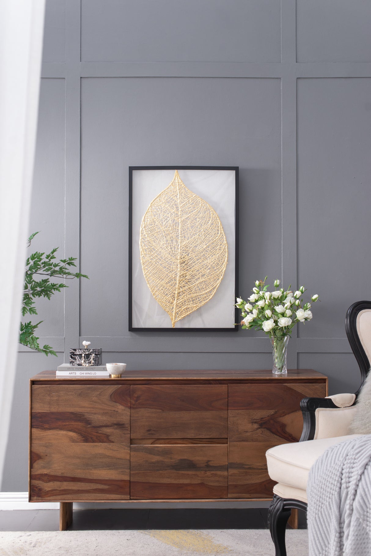 23.6x1x35.4'-Leaf-Shadow-Box-Wall-Décor,-Home-Decor-for-Living-Room,-Dining-Room,-Bedroom,-Hallway-Wall-Art