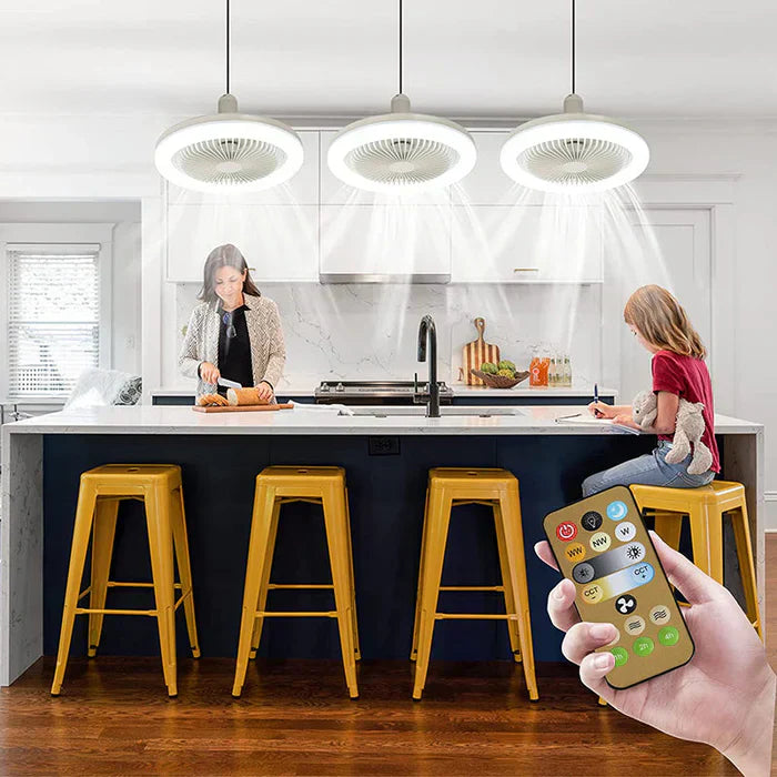 Ceiling Fan with Light E26 Socket 2100 Lumens Remote Control