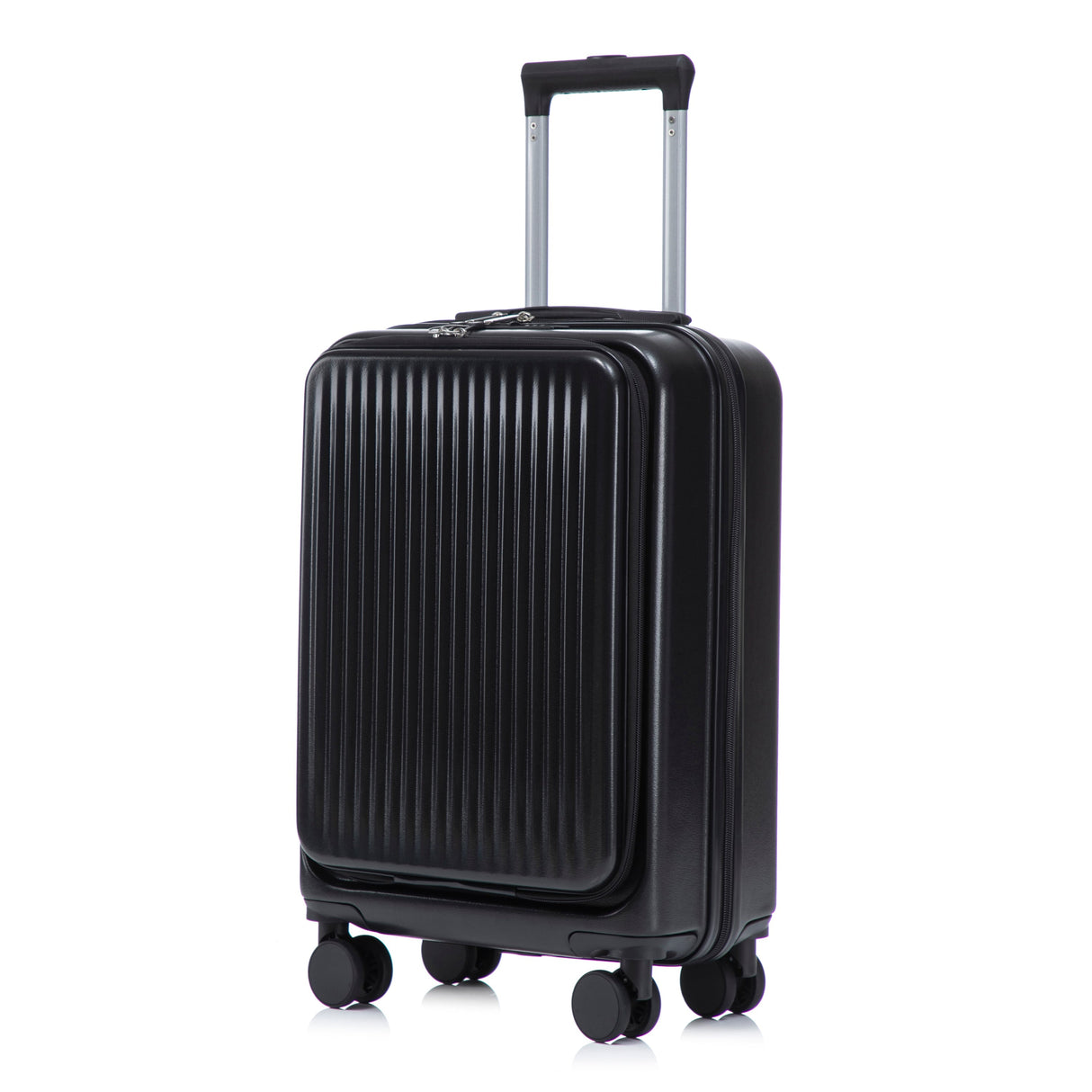 14'/20' 2-Piece ABS Spinner Wheel Luggage Set with Combination Lock and Cosmetic Case