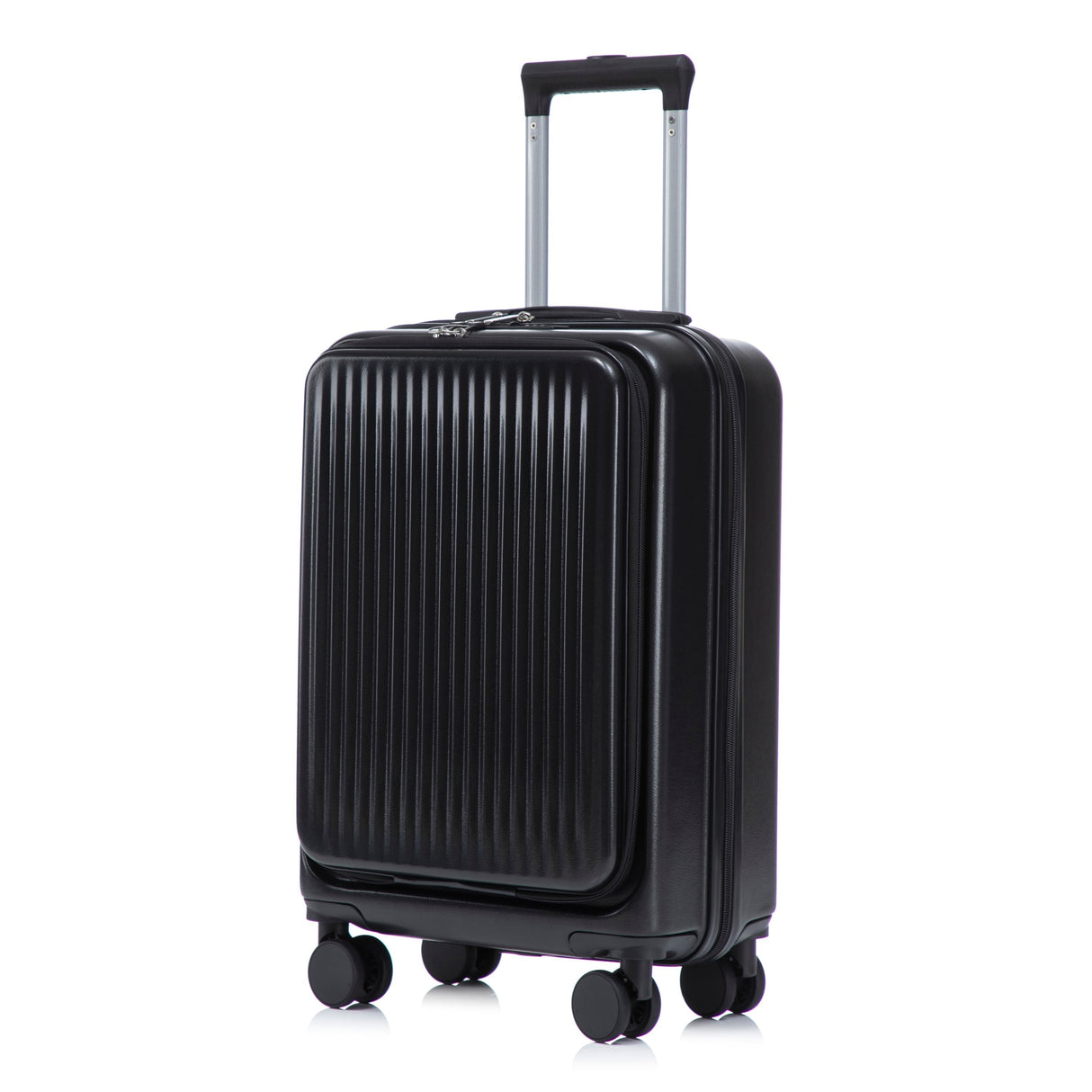 14'/20' 2-Piece ABS Spinner Wheel Luggage Set with Combination Lock and Cosmetic Case