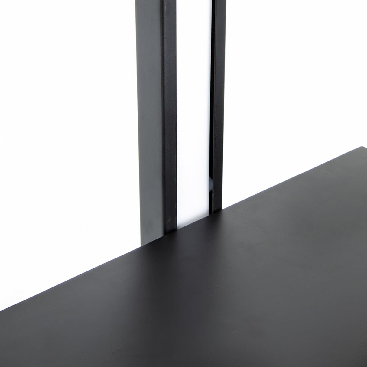 Two Tiered Vertical Shelving Stand with Light