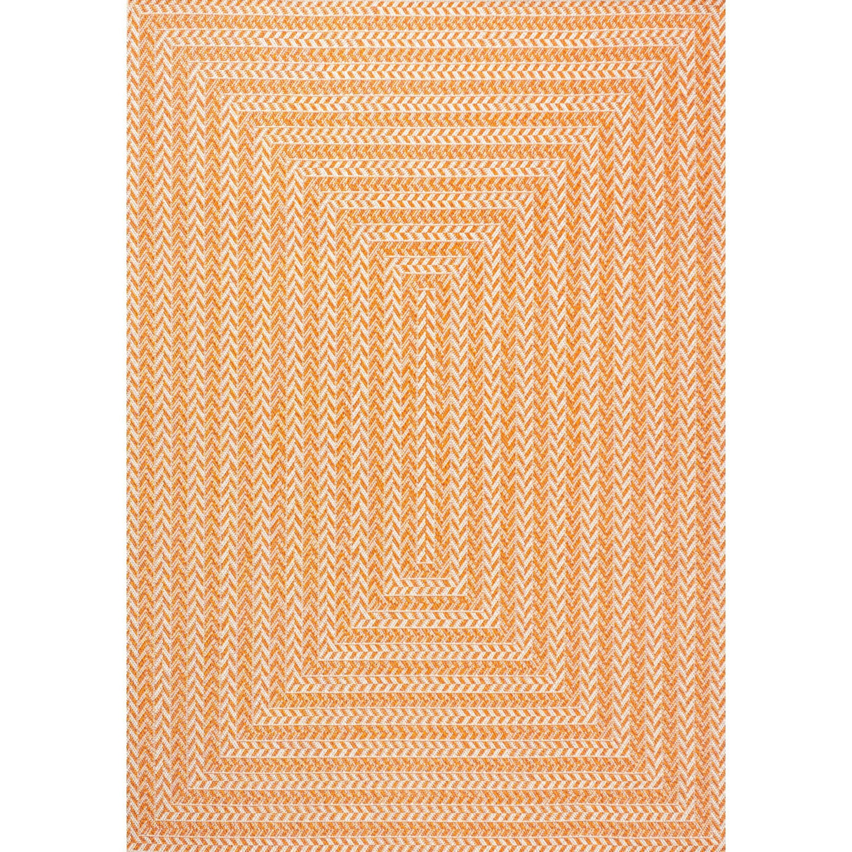 Chevron Modern Concentric Squares Indoor/Outdoor Square Area Rug - Tuesday Morning - Area Rugs